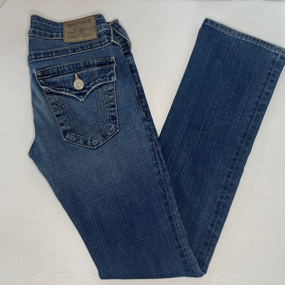 True Religion | “Billy” Classic Blue Straight Leg Jeans | Size 27